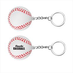 KH20119 Baseball Stress Reliever Keychain With Custom Imprint